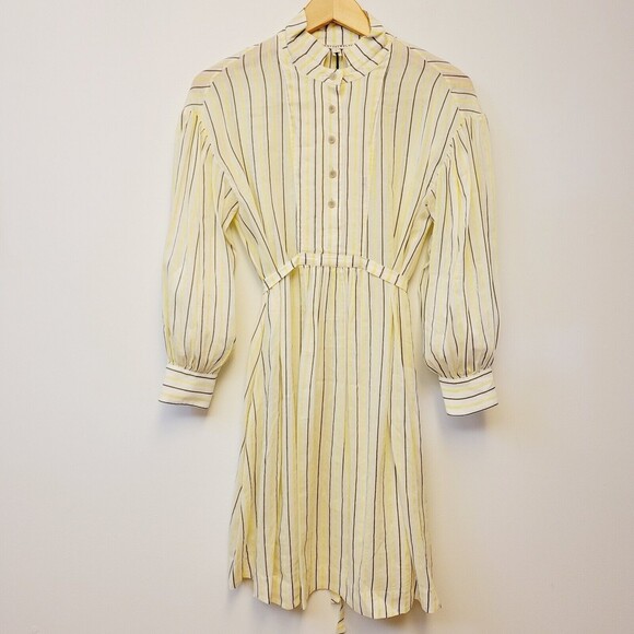 TWENTY8TWELVE SIlk And Linen Striped Size S Women Dress/Shirt - Picture 1 of 12